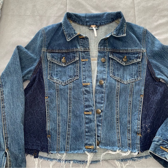 Free people jacke denim size s - Picture 11 of 11